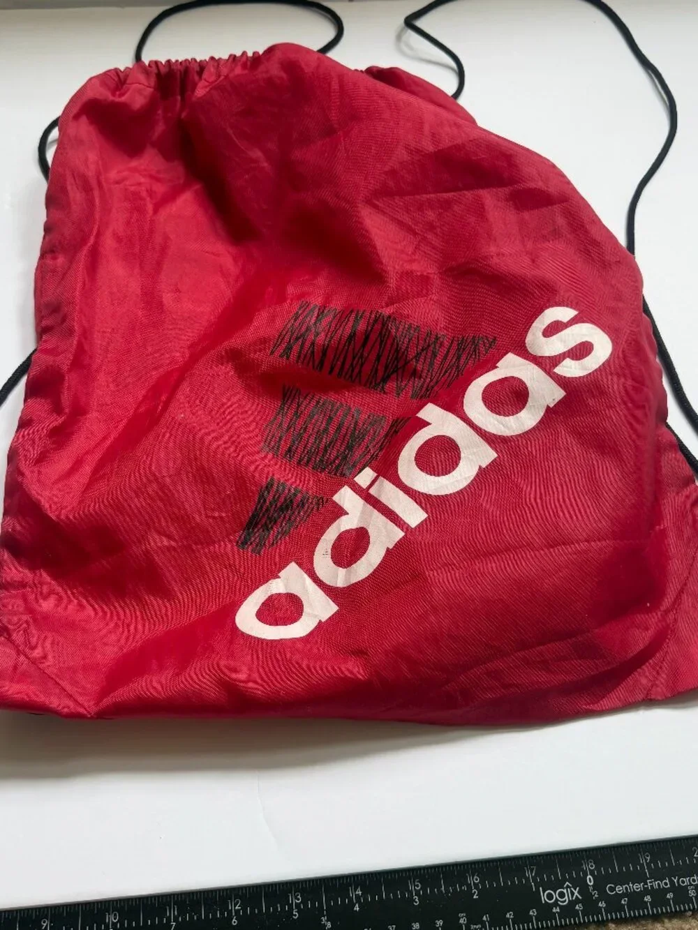 Adidas Red Drawstring Sackpack